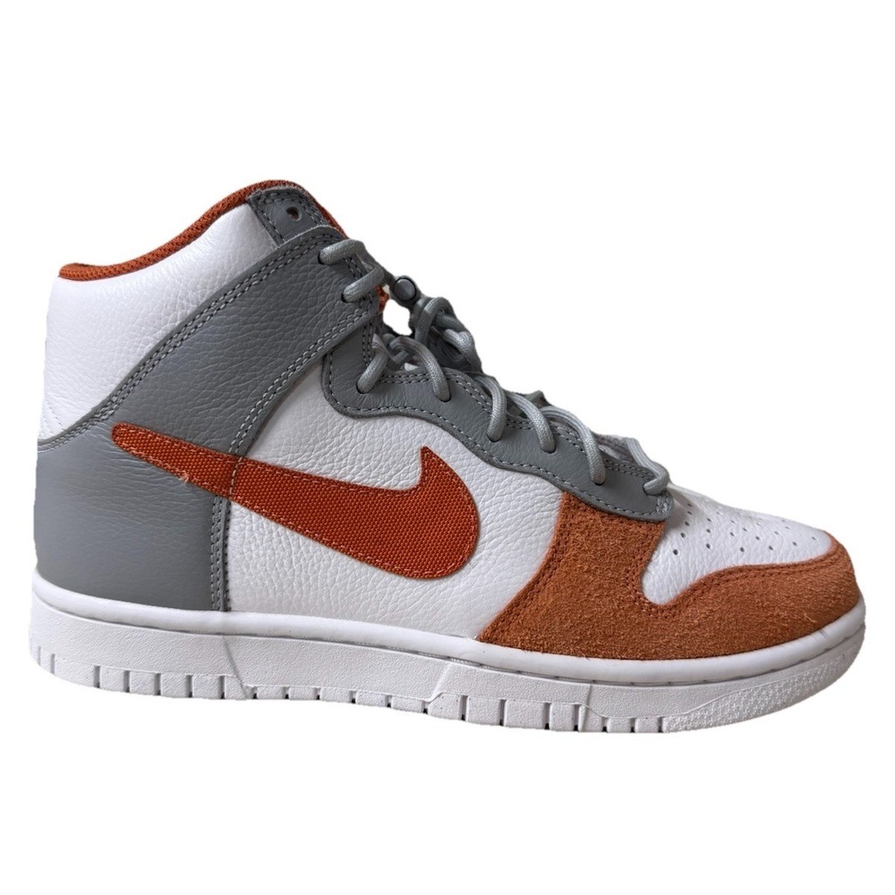 Nike By You Dunk High White Grey Orange | DV2272-900 Size Women 9 / Men 7.5